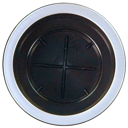 Large - Matte Silver Rim ($5.00)