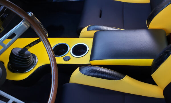 4-Speed Console Woodgrain Vinyl Overlay – 1968-70 B-Body Charger Roadrunner GTX